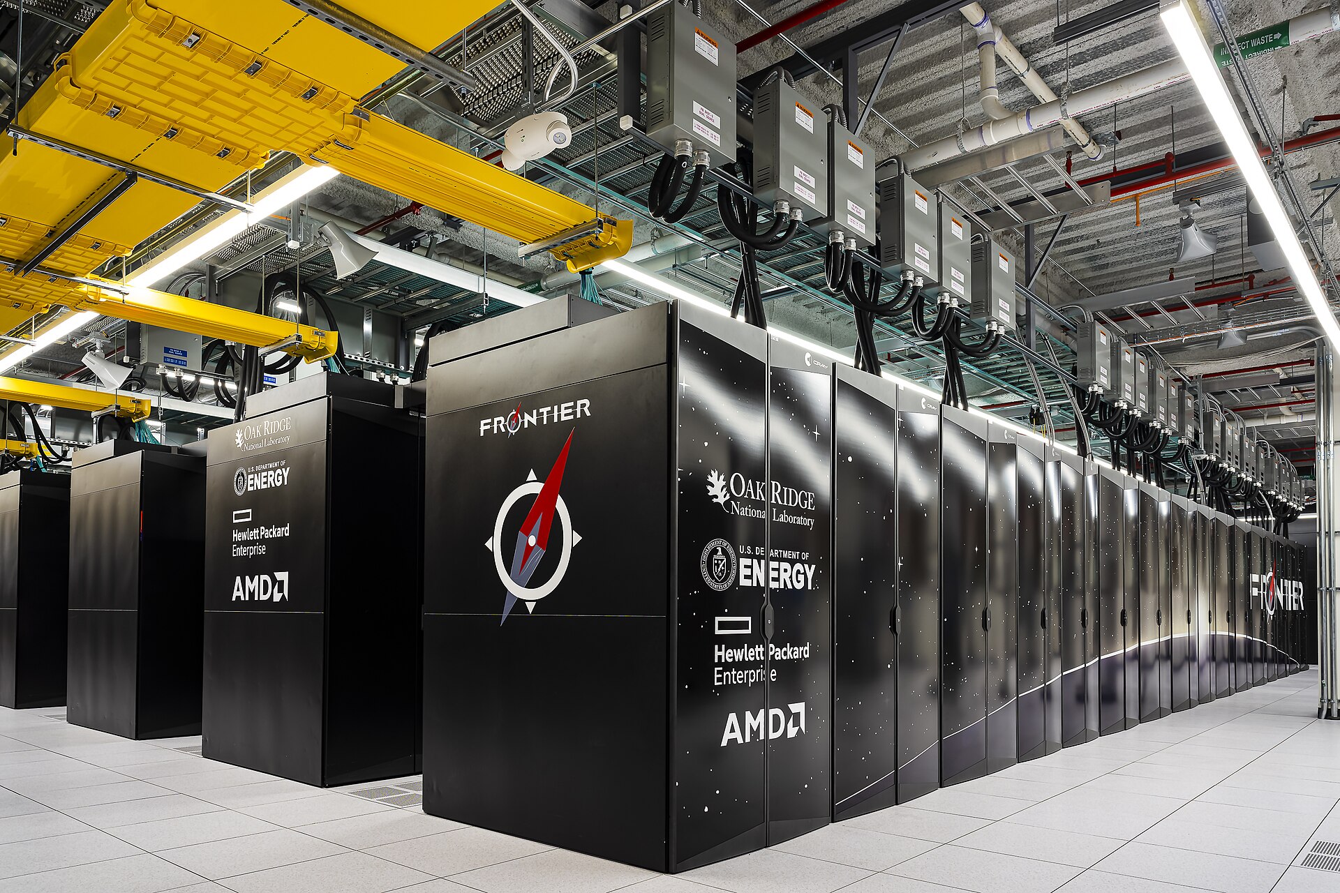 Frontier supercomputer at Oak Ridge National Laboratory